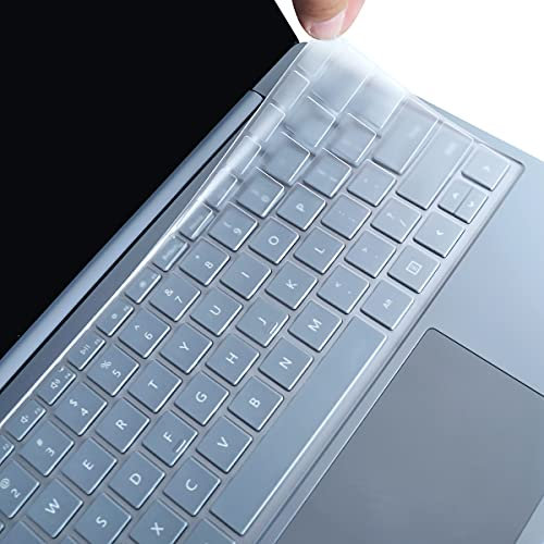 Housse de clavier en TPU pour ordinateur portable Microsoft Surface Laptop Go 12,5, 12,5 (ne convient pas pour 10,5)