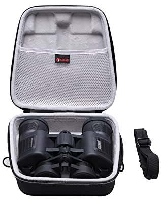 XANAD Fernglas-Tasche für 20 x 50 HD professionelles/wasserdichtes Fernglas, BAK4 Prisma FMC Objektiv, Grau, Unisex