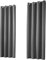 heimtexland ® 1 Paar Thermo- Verdunklungsgardinen Ösenschal Vorhänge Verdunkelnd Isolierend Blickdicht Verdunkelungsvorhänge HxB 260x135 Dunkelgrau Typ139