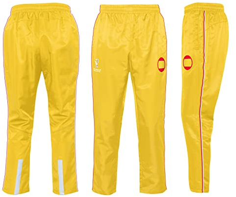 FIFA Herren Offizielle World Cup 2022 Trainingshose Fußball – Spanien, Gelb, XXL