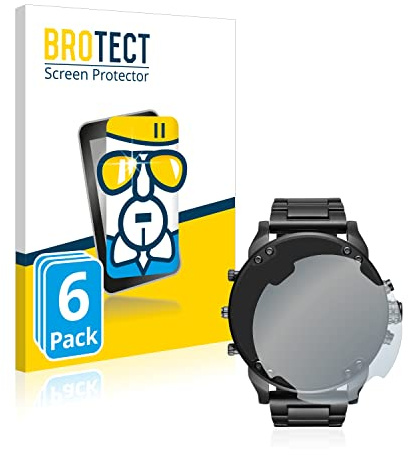 brotect Protection Écran Verre pour Diesel DZ7395 Mr. Daddy 2.0 | 6 Pièces Clair Protection d'écran Made in Germany Film Protecteur Vitre 9H Anti-Rayures Transparent