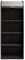 möbelando Jalousieschrank Jalousieschrank in Graphit/weiß mit 2 Einlegeböden. Abmessungen (BxHxT) 69x192x44 cm