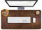 Schreibtischunterlage aus echtem Leder (81 x 40 cm), große Schreibtischabdeckung, Schreibtischunterlage für Tastatur, Gaming-Mauspad, Tisch, Laptop, Büro, Desktop-Zubehör, Antik 2 mm ELIZO