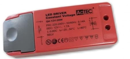 LED Trafo 12V AcTEC 20W für LED Einbaustrahler Lampen Leuchtmittel LED Strips Bänder Streifen
