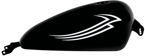 DualColorStampe Aufkleber kompatibel mit Harley-Davidson Tank DX-SX Zubehör Sticker Motorrad Motorbike Tribale Code M0260 (weiß matt)