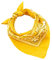 Bandana aus 100% Baumwolle, 3/5/10er-Set, für Damen, Herren, Kinder, Unisex, einfarbig und/oder mit Paisley-Muster, Artikelnummer A644, gelb, Set 1 pz