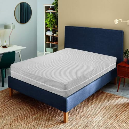 Degrees home - Teide - Coprimaterasso - Coprimaterasso 90 cm - Coprimaterasso con Cerniera - Coprimaterasso Antiacaro - Letto 90 cm - Grigio