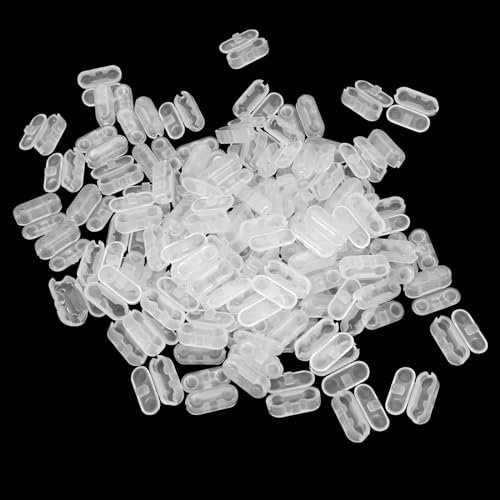 Clear Blind Pull Cord Connector Clips for Replacement Household Chain Roller Roman Vertical Curtain (100)