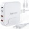 USB C Multi Charger GOLDNEXT 70W Plug GaN Fast Desktop Charger 4-Port Laptop Charging Station Compatible with MacBook Air/Pro, Dell XPS 13, iPhone 16/15/14, iPad, Galaxy S24/S23, Pixel 9, Steam Dec