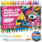Bougimal 48 Farben Acrylstifte, 24pcs Doppel-Weichenkopf Wasserfeste Stifte, Acrylic Paint Marker für Leinwand/Holz/Kunststoff/Glas/Keramik/Basteln