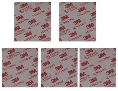 3M Weiche Pads Schleifschwamm Schleifen Polieren Nass Trockenschaum Waschbar Wiederverwendbar Feine Körnung Schnelles Schneiden Körnung Größe (5 Stück_3M 2602 Softpads, Körnung 200 superfein)