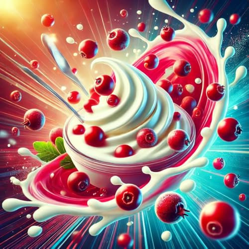 Concentrato di sapore di yogurt al mirtillo rosso - Vegano - Sasami - 10ml