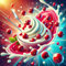 Concentrato di sapore di yogurt al mirtillo rosso - Vegano - Sasami - 10ml