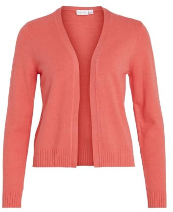 Vila Damen Viril Short L/S Knit Cardigan-noos Strickjacke, Dubarry,XL
