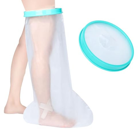 Duschschutz Fuß, Gipsschutz Wasserdicht Bein, Wiederverwendbar Duschschutz Bein, Beinschutz Beim Baden, Medizinische Verbrauchsmaterialien für Den Gipsschutz Geeignet für Beinverletzungen 65cm