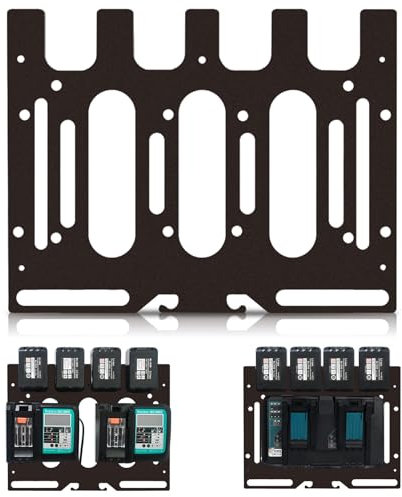 Idota Wandhalterung für Makita Akkus 18V 14,4V für Makita ladegerät und Akku Bohrschrauber