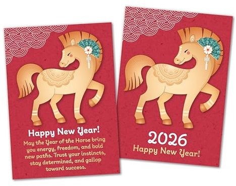 confetti.friends 2 Karten – Jahr des Pferdes 2026