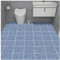 Peel and Stick Vinyl Flooring Roll 60cm x 5m - Non-Slip, Easy Installation, Waterproof Floor Covering for Bathroom, Kitchen, Living Room - Stylish Gravel Blue Grey Design