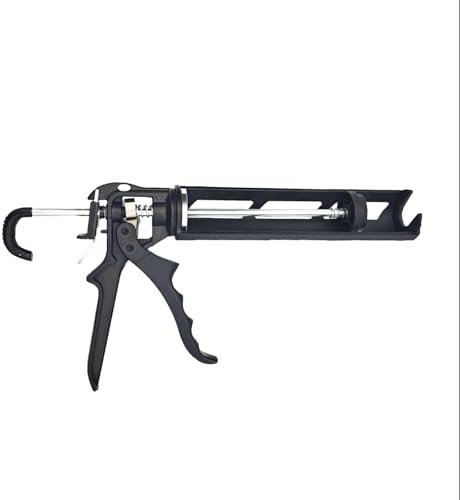 Model 400ml Skeleton Sealing Gun, Suitable for applying 400ml and 310ml sealants, sealants, silicones, adhesives, Smooth Operation, Suitable for Professional and DIY use Occasions.