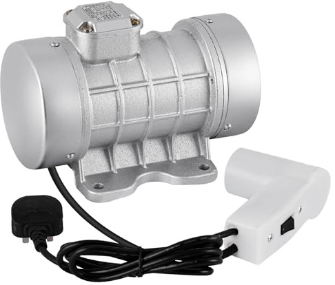 MXBAOHENG 250 W Eléctrico Motor Vibratorio 150 kg Motor de Vibración asincrónico para dispositivos mecánicos con interruptor y EU-enchufe para construcción/química/minería mesa vibradora de maquinaria