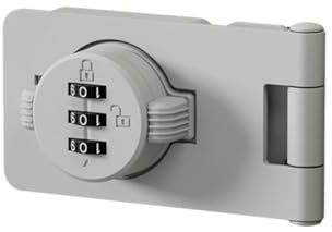 LatoYard Zahlenschloss für Zimmer, Schiebetür, Schublade, Aktenschrank, Zinklegierung, Bolzen mit Passwortsicherheit für sicheren Kühlschrankschrank