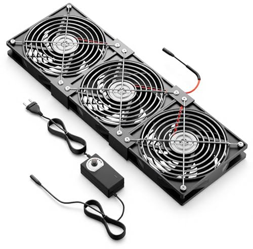 360mm Ventilateur PC 12V, Ventilateur Ordinateur, 3000 RPM