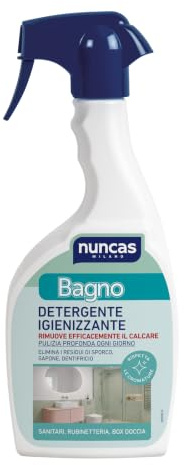 Nuncas Bagno Detergente Igienizzante - Anticalcare Quotidiano - 500 ml