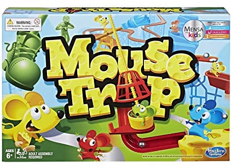 Hasbro Gaming Mouse Trap Game, Multicolor, One Size, C0431