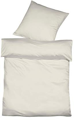fleuresse Halbleinen Bettwäsche Provence leinen, 1 Bettbezug 200 x 220 cm + 2 Kissenbezüge 80 x 80 cm