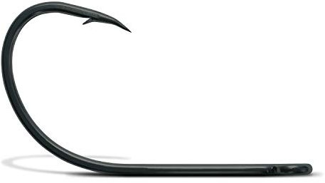 VMC 7116CB LIVE Bait - Octopus Wide Gap, Einzelhaken in Coastal Black, vielseitig einsetzbar, Größen 2/0-10/0 (Größe 2/0-11 Stück)