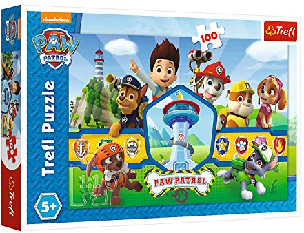 Trefl, Puzzle, Das Heldenteam, PAW Patrol, 100 Teile, für Kinder ab 5 Jahren