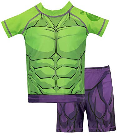 Marvel Boys The Incredible Hulk Swim Set Green Age 2-3 Years