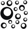 kleb-Drauf | 15 Retro-Punkte | 17 Farben | Autoaufkleber Autosticker Decal Aufkleber Sticker | Auto Car Motorrad Fahrrad Roller Bike | Deko Tuning Stickerbomb Styling Wrapping