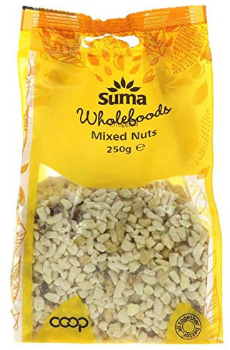 Suma Mixed Nuts - Chopped 250g (Pack of 6)