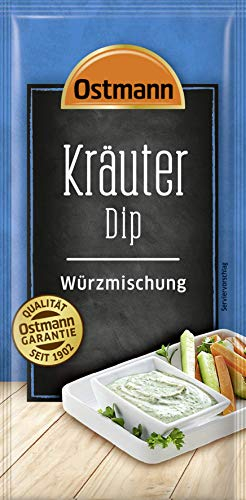 Ostmann Gewürze – Kräuter Dip, aromatisches Gewürz für leckere Dips und Soßen zu Snacks, Chips, Brot, Fleisch, Gemüse und vielem mehr, 10 g