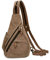 KL928 Canvas Sling Bag Rucksack Damen und Herren – Schulterrucksack Umhängetasche Crossbag Verstellbarem Schultergurt Perfekt für Outdoorsport, Wandern, Radfahren, Bergsteigen, Reisen