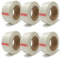 gws Filament-Klebeband, extra starkes Packband in Profi-Qualität, Gewebeband in Längsrichtung glasfaserverstärkt, Dicke: 120 μm (6 Rollen 50 mm, Kreuzverstärkt Premium) rückstandsfrei entfernbar.