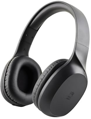 Juice®cans Play, True Wireless On-Ear Headphones | 10 Hours Playtime | Comfort Fit | Rich, Clean & Punchy Sound | Multi-function touch controls | 10m Bluetooth Range, Black