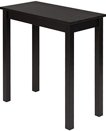 hagge home Mesa de Comedor de Madera escandinava Mesa de Cocina Mesa de Ordenador Mesa de Consola Oficina en casa Mesa de Comedor Mesa de salón Mesa de Estudio, 38 x 75 cm, Altura 75, Black