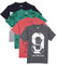 chopper club Boys T Shirts Cotton Pack of 4 Tshirts Printed Tees (ss21,8-9 Years-Chest 30)