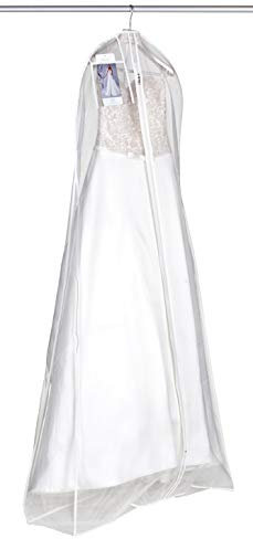 Housse de Robe de mariée Respirante Professionnelle d'organza, Protecteur de Sac de Robe de mariée - 1 unité