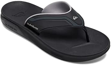 Quiksilver Men's MATHODIC Recovery Sandal, Black/Grey/Brown, 7 UK (41 EU)