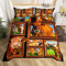 Kühe Drucken Bettwäsche Kinder 135x200cm Weide Das Vieh Bettwäsche Set Nature Grass Bauernhaus Das Vieh Bettbezug Set 100% Mikrofaser 3D Animals Betten mit 1 Kissenbezug 80x80cm für Jugendliche