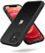 MobNano Ultra Hybrid Durchsichtig Hülle für iPhone 12 Mini Hülle Stoßfest Bumper Transparent Handyhülle Shockproof Fallschutz Silicone iPhone 12 Mini Case - Schwarz