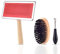3 teiliges Lammfellbürste Set 1 Stück Schaffellbürste 1 Stück Wollbürste und 1 Stück Haarbürstenreiniger,für Lammfelle und Schaffelle