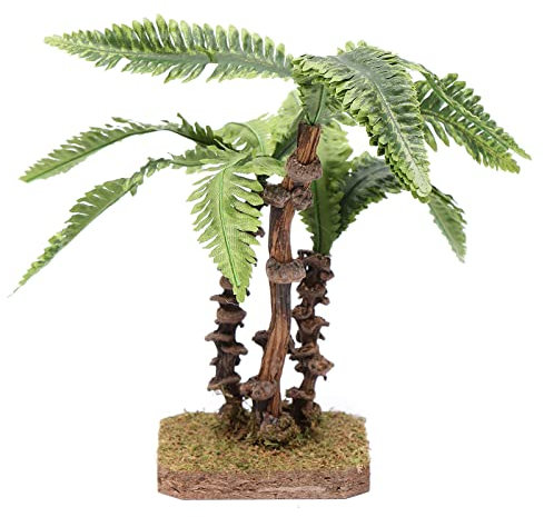 Holyart Tre Palme su Base Unica e Foglie modellabile Accessorio per presepe