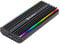 SilverStone Technology USB-C 3.2 Gen2 10Gbps NVMe / SATA M.2 SSD RGB Enclosure, SST-MS13