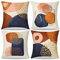 Dremisland 4er Set Kissenbezüge 45x45cm Marine Blau Orange Kissenhülle Dekokissen Kissenbezüge Couchkissen Deko Sofakissen Zierkissen für Stuhl Bett Garten Schlafzimmer Wohnkultur