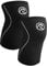 Rehband Kniebandage 3mm Neopren, leichte Kniebandage für Damen & Herren, Bandage Knie für Ausdauersport, atmungsaktive Sportbandage, Farbe:Schwarz - 1 Paar, Größe:XL