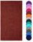 Lashuma Saugstarker Badvorleger 50x90 cm, London saugfähig Frottee Duschmatte Rost - Braun